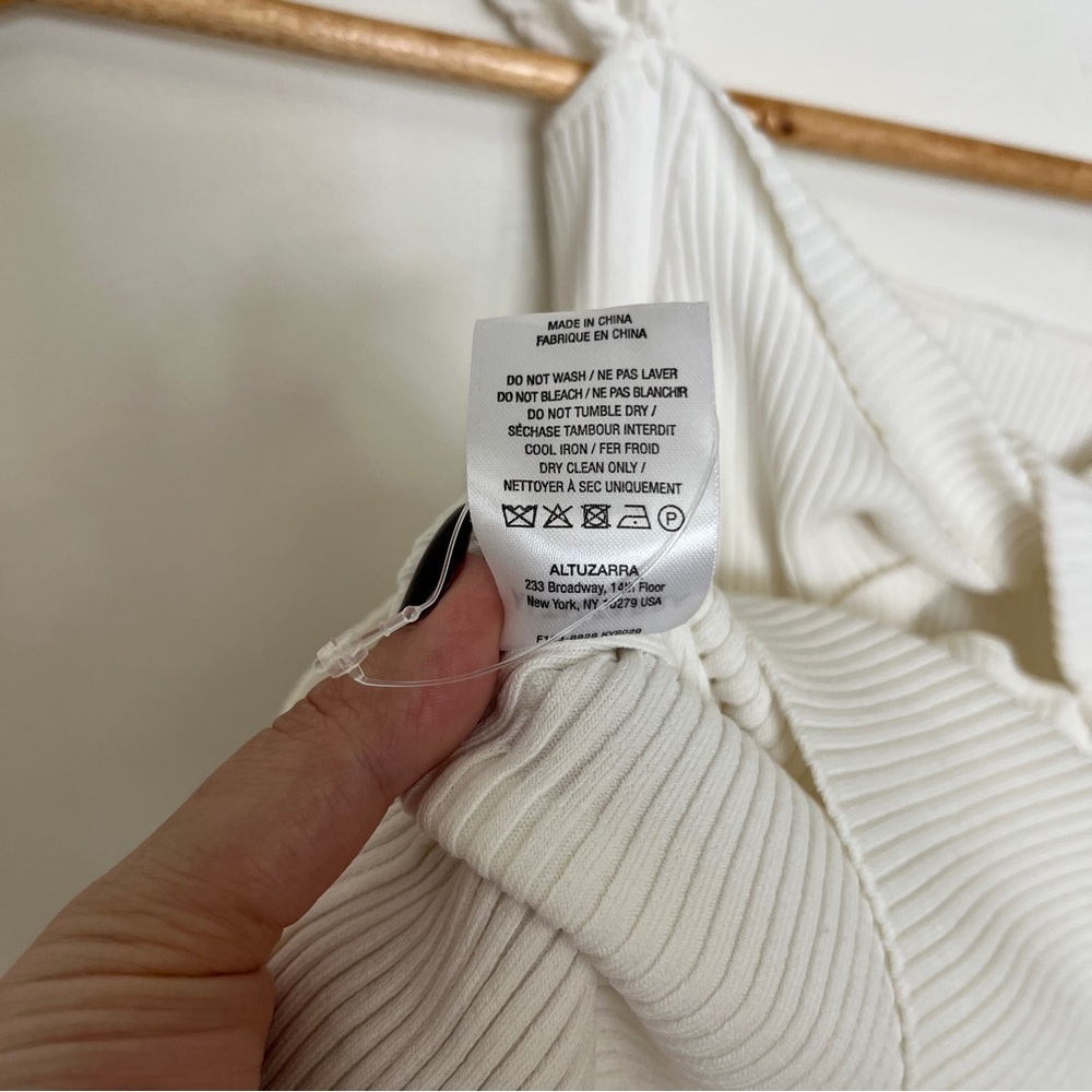 Altuzarra Odin cut-out ribbed-knit sweater in White Size Small Originally $870 - Picture 9 of 10